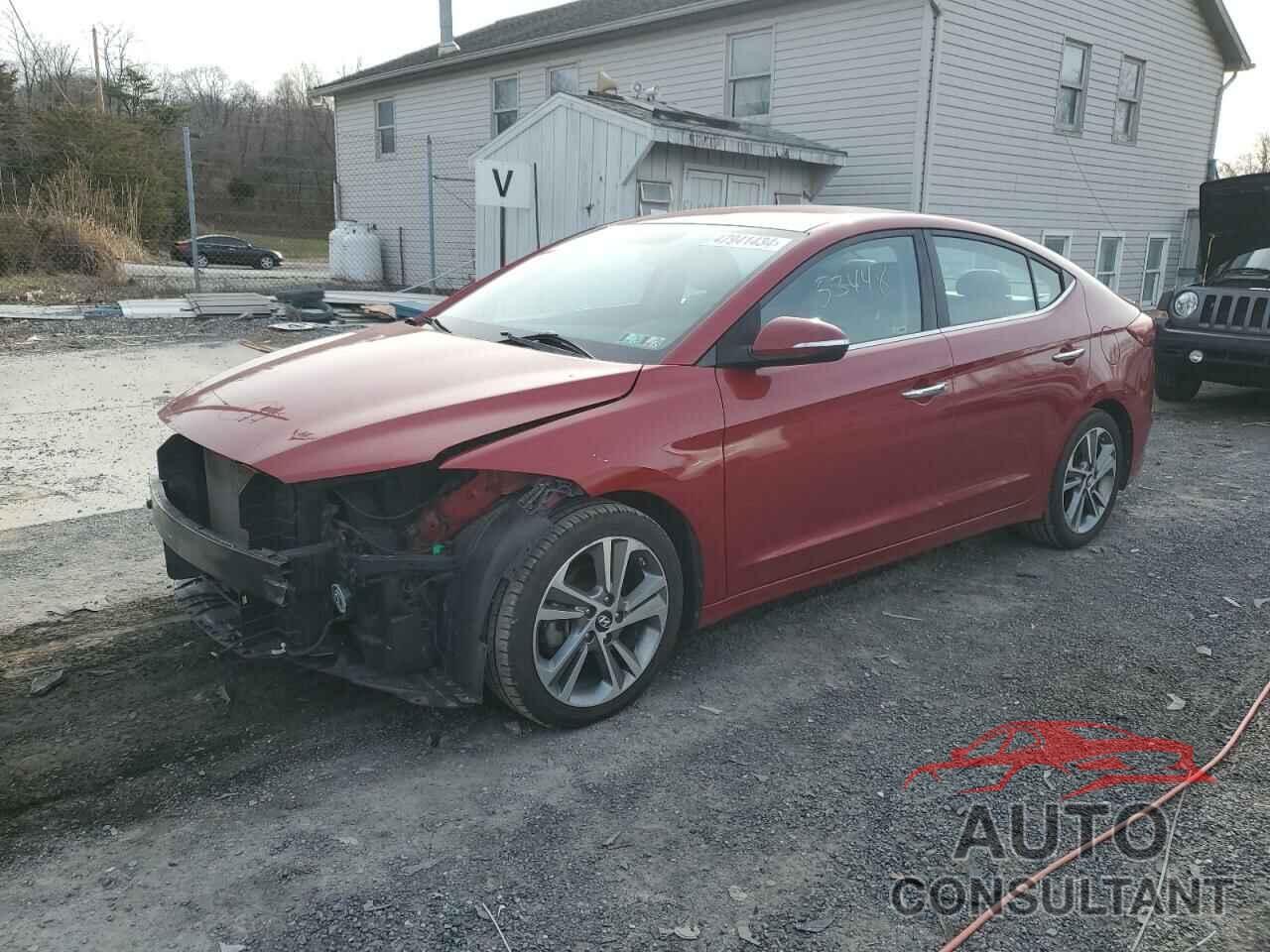 HYUNDAI ELANTRA 2017 - KMHD84LF7HU073870