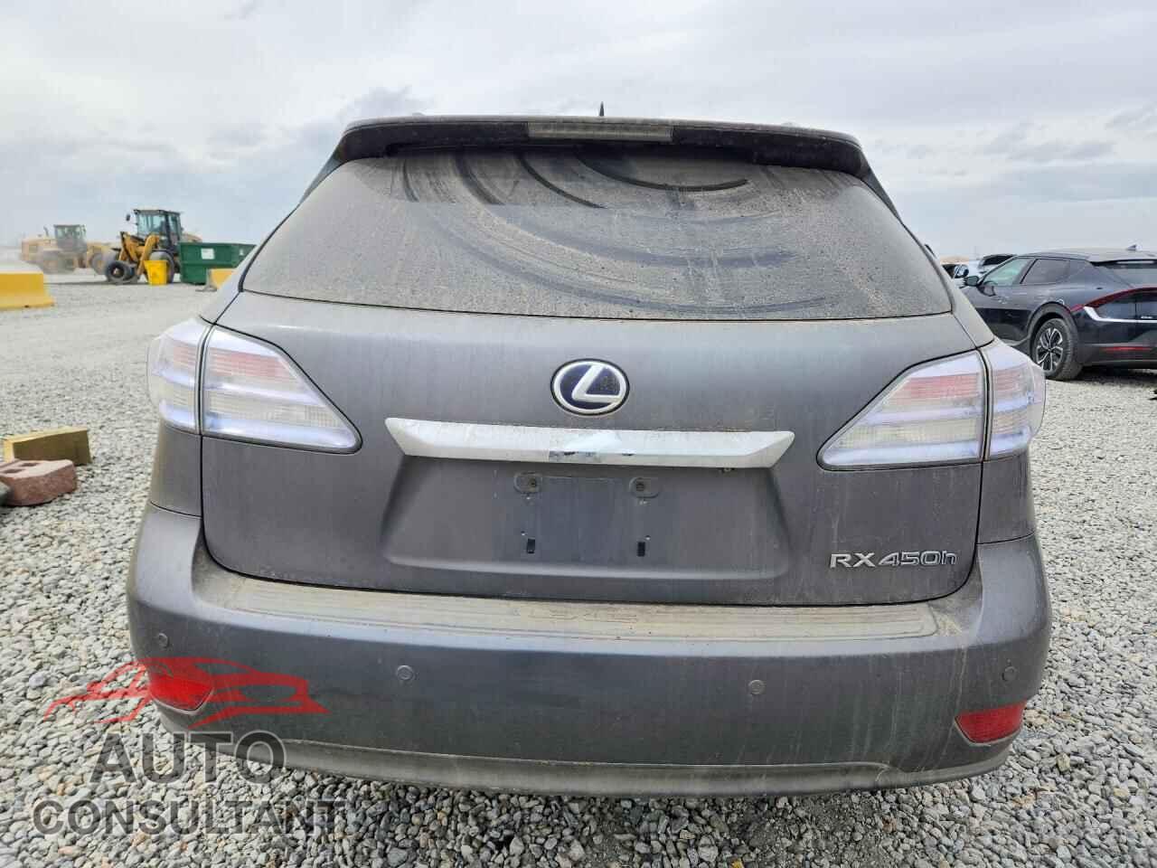 LEXUS RX450 2012 - JTJBC1BA4C2425268