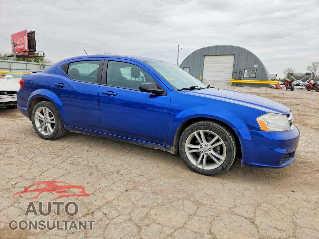 DODGE AVENGER 2013 - 1C3CDZAG7DN588395