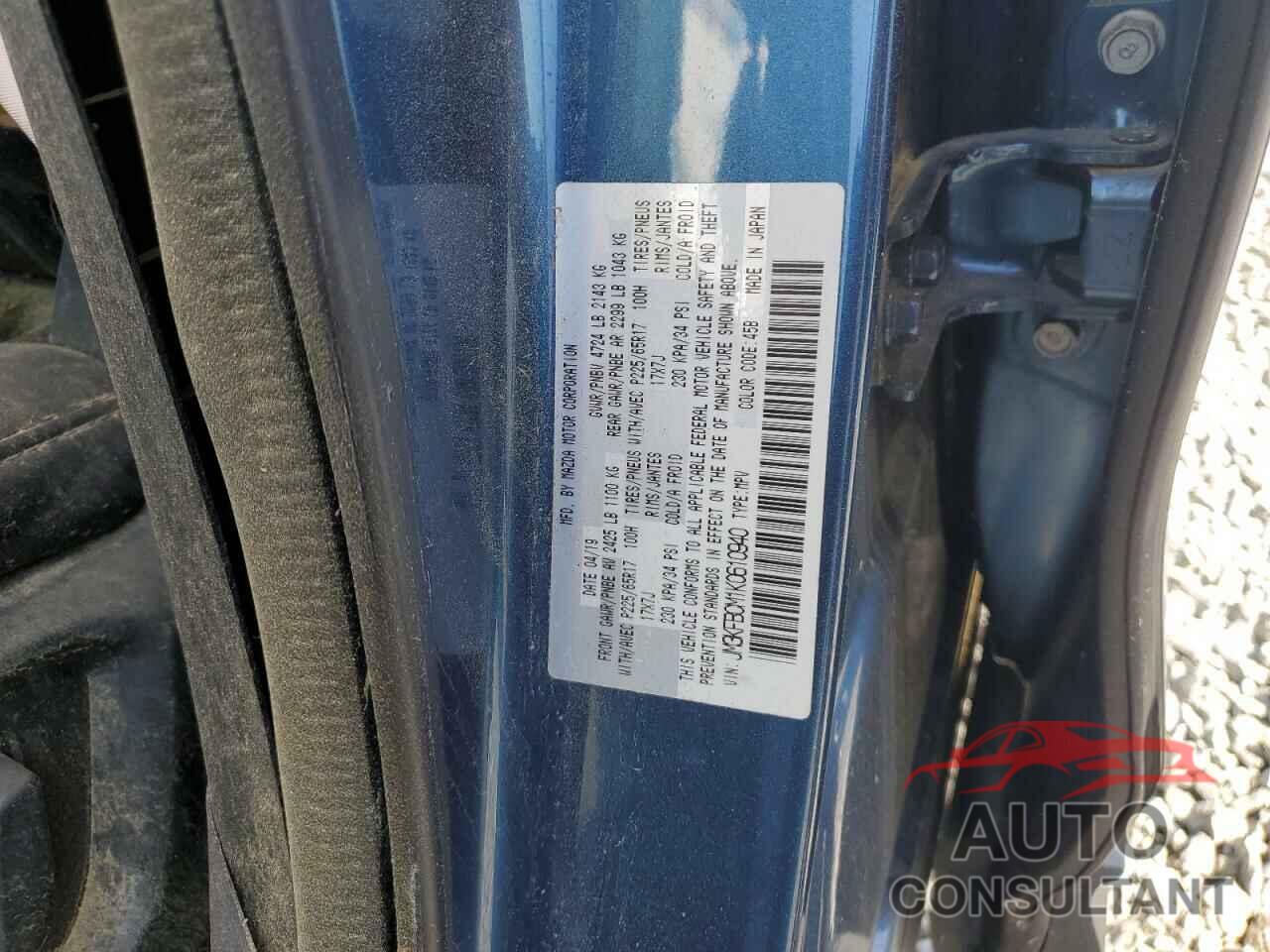 MAZDA CX-5 2019 - JM3KFBCM1K0610940