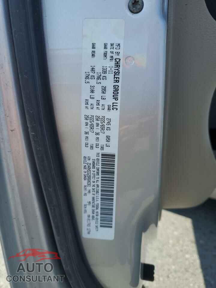 DODGE CARAVAN 2011 - 2D4RN5DG2BR606361