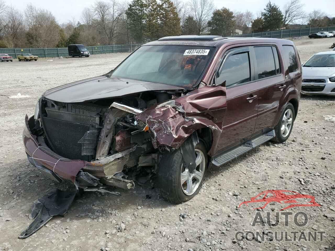HONDA PILOT 2013 - 5FNYF3H57DB019915
