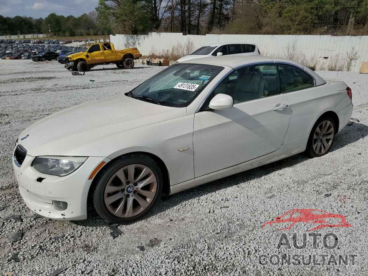 BMW 3 SERIES 2013 - WBADW7C56DE731800