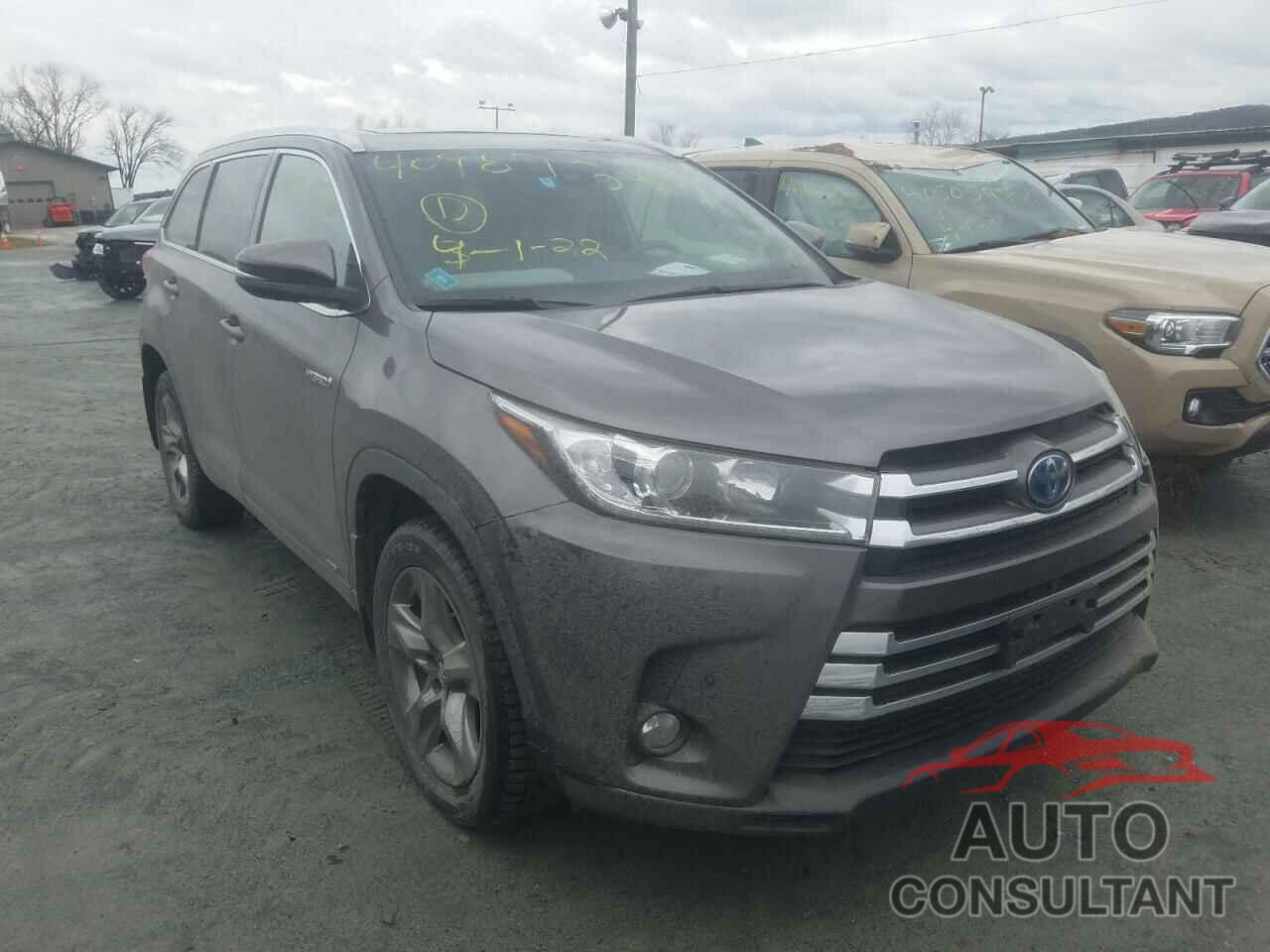 TOYOTA HIGHLANDER 2018 - 5TDDGRFH5JS040314