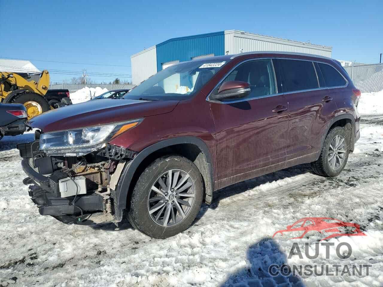 TOYOTA HIGHLANDER 2017 - 5TDJZRFH0HS436917