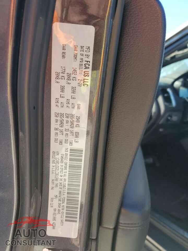 DODGE DURANGO 2020 - 1C4RDJDG2LC261240