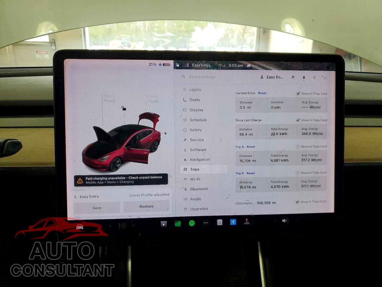 TESLA MODEL 3 2019 - 5YJ3E1EA1KF482567