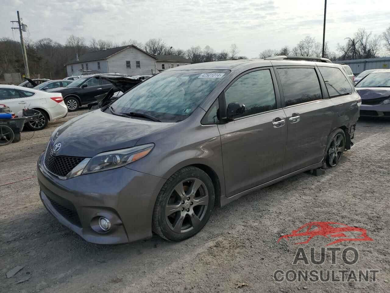 TOYOTA SIENNA 2017 - 5TDXZ3DC8HS848680