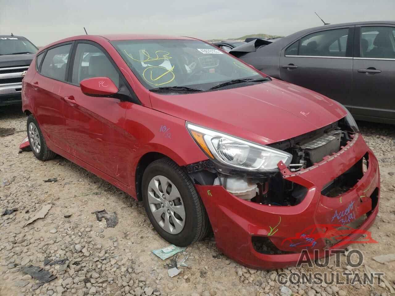 HYUNDAI ACCENT 2016 - KMHCT5AE1GU283907