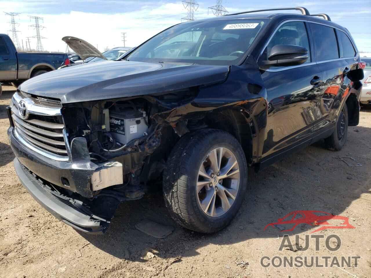 TOYOTA HIGHLANDER 2015 - 5TDZKRFH9FS069276