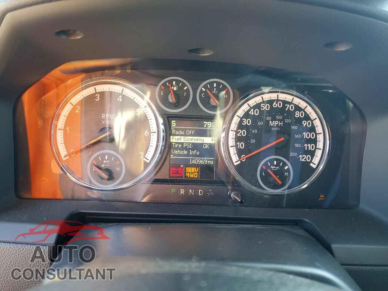 DODGE RAM 1500 2012 - 1C6RD7NT2CS264232
