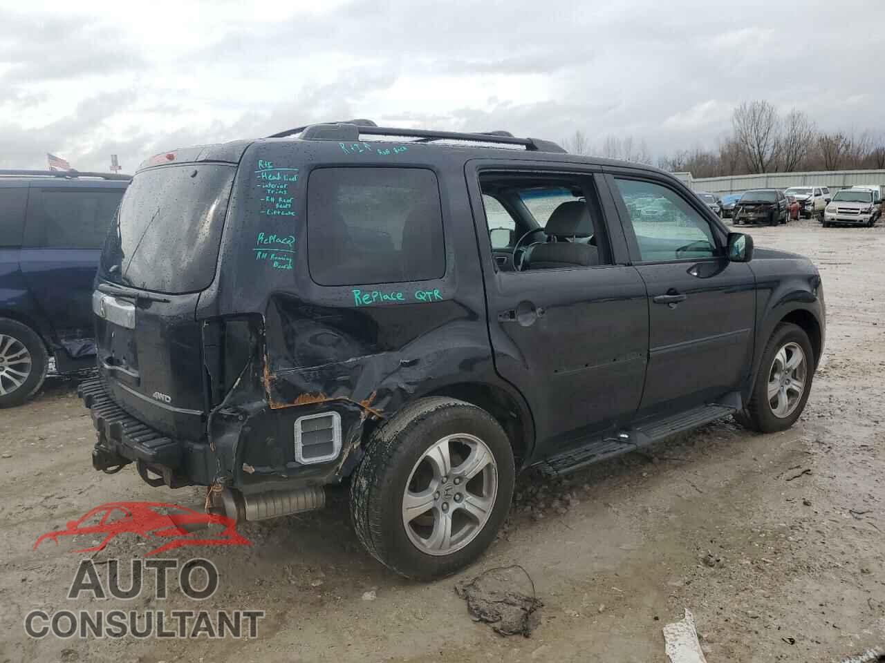 HONDA PILOT 2013 - 5FNYF4H55DB004724