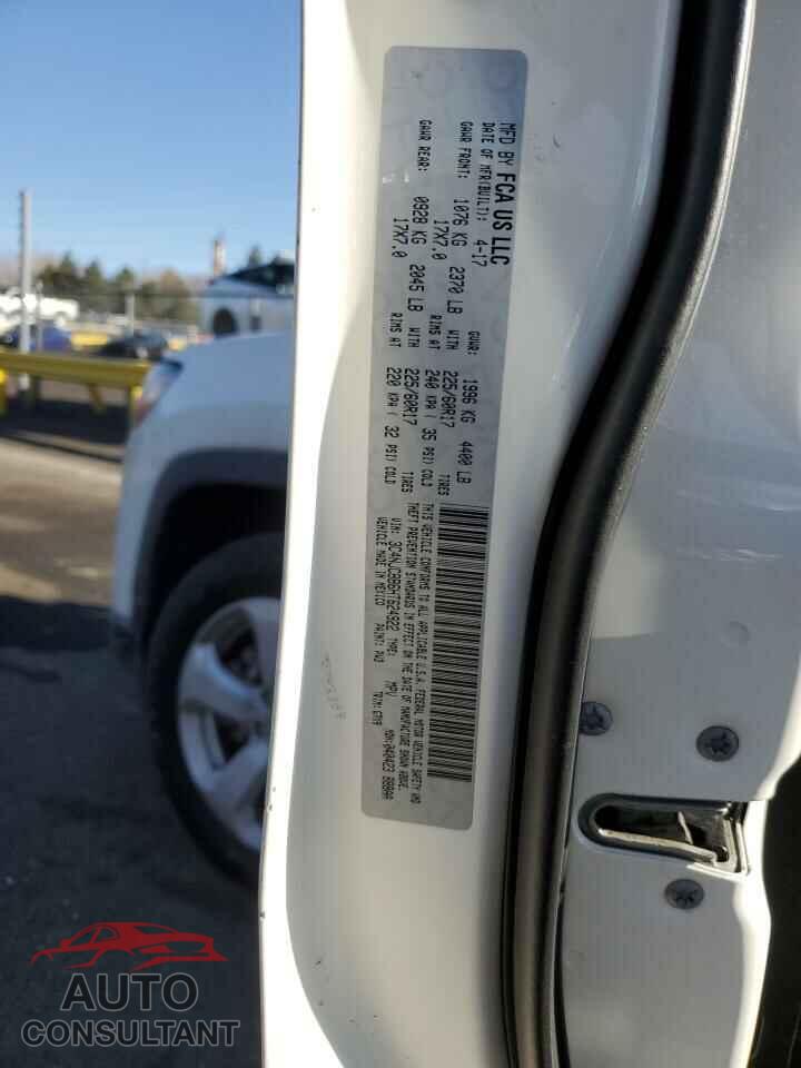 JEEP COMPASS 2017 - 3C4NJCBB6HT624922
