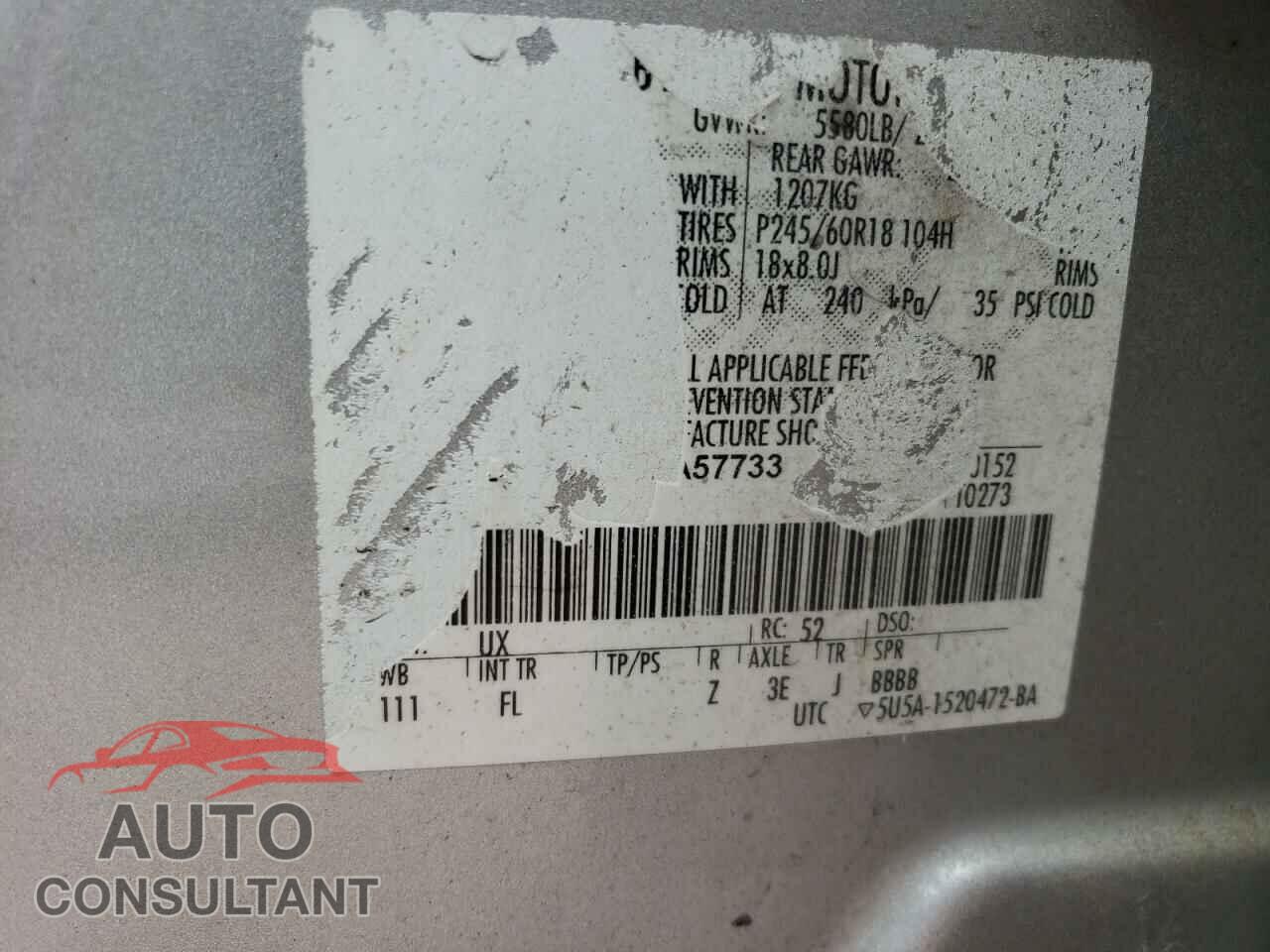 FORD EDGE 2011 - 2FMDK4JC6BBA57733