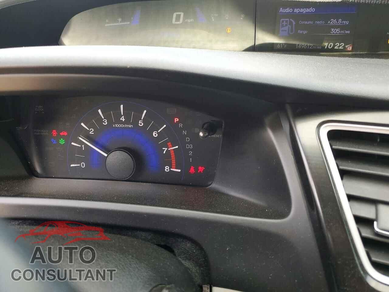 HONDA CIVIC 2013 - 2HGFB2F93DH521075