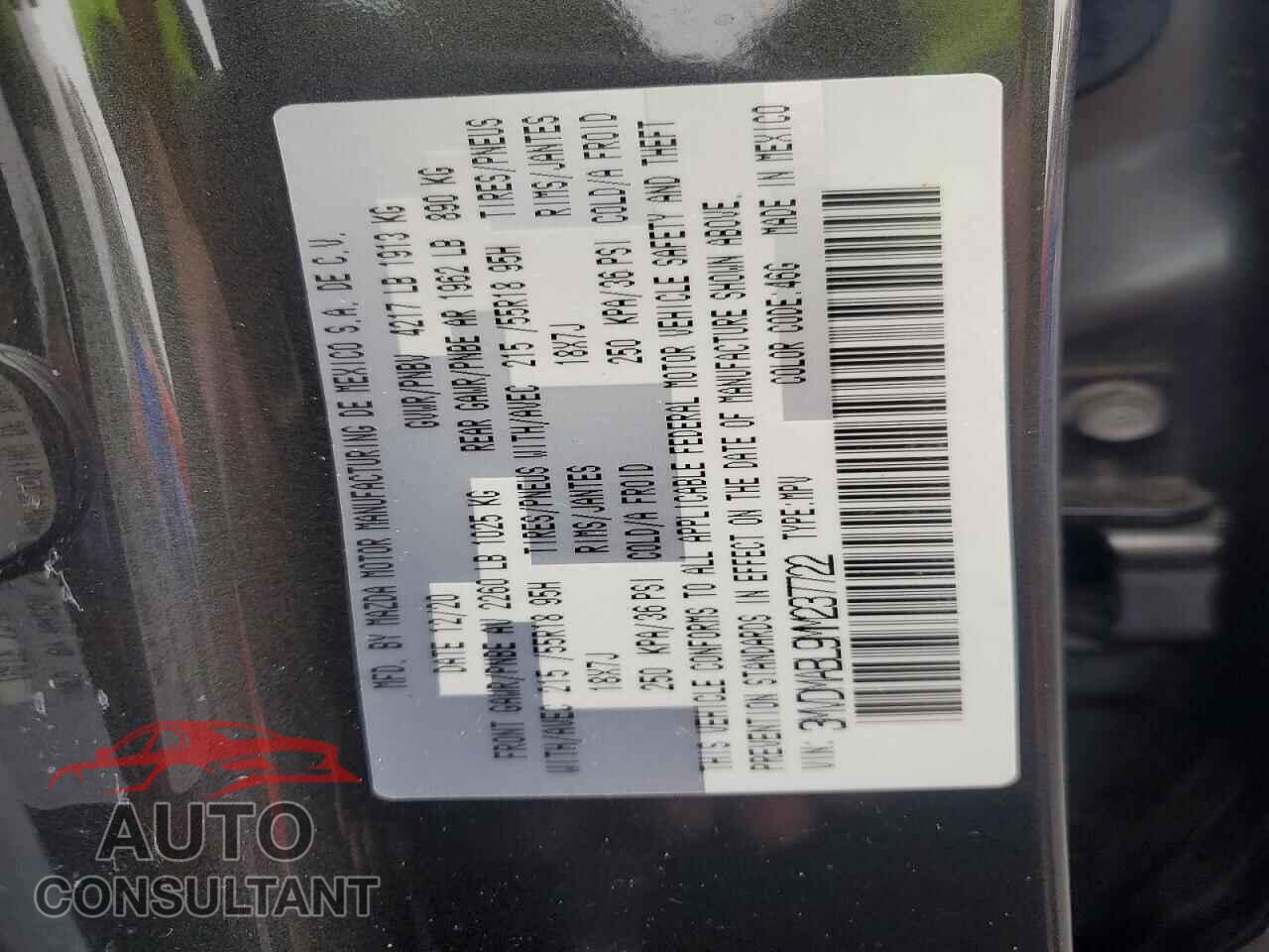 MAZDA CX30 2021 - 3MVDMABL9MM237722