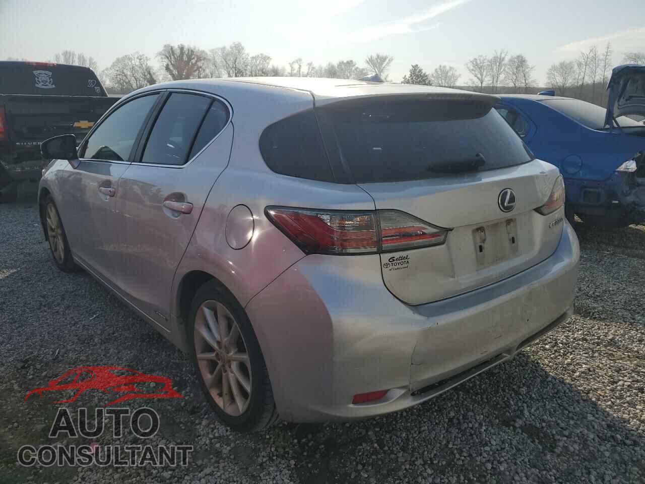LEXUS CT 200 2012 - JTHKD5BH2C2102999