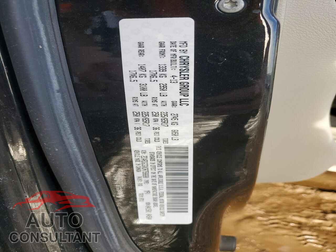 DODGE CARAVAN 2013 - 2C4RDGCGXDR758680