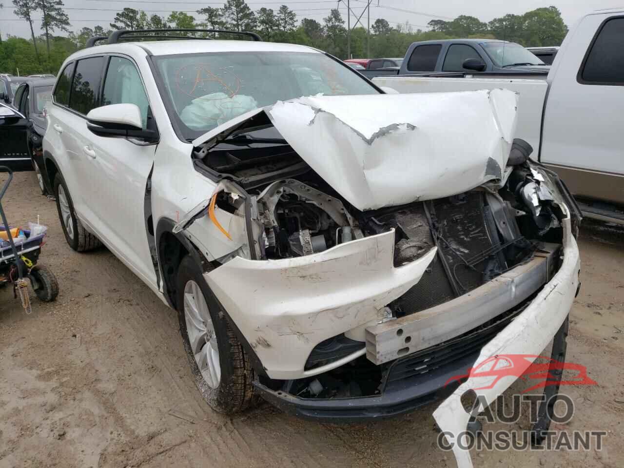 TOYOTA HIGHLANDER 2016 - 5TDZARFH7GS020730