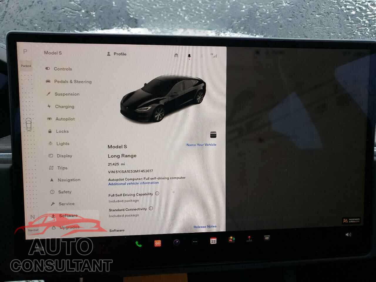 TESLA MODEL S 2021 - 5YJSA1E53MF453617