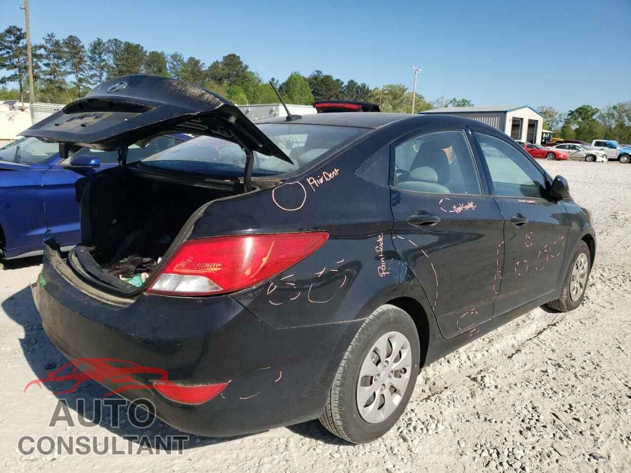 HYUNDAI ACCENT 2017 - KMHCT4AE3HU238317