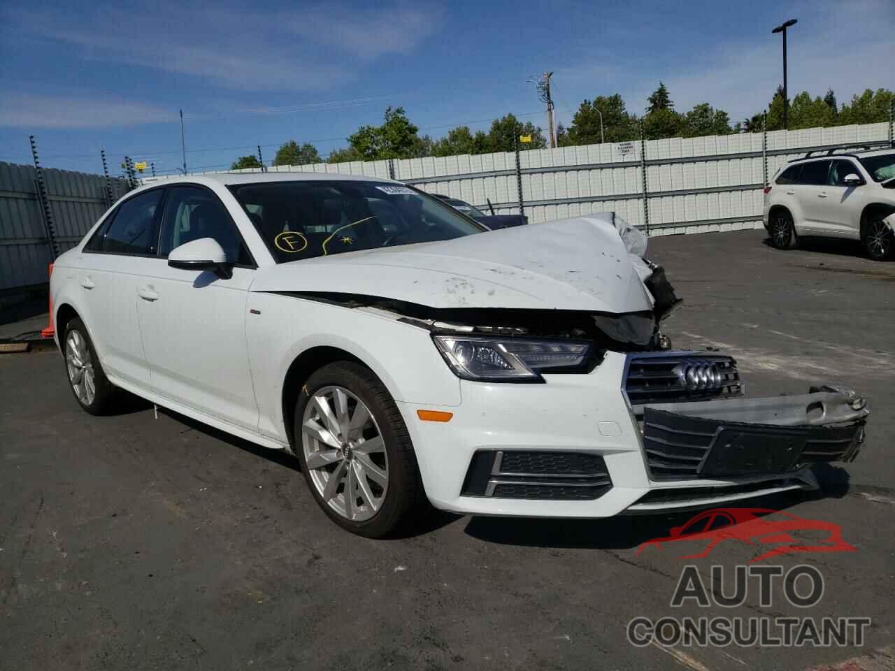 AUDI A4 2018 - WAUKMAF48JN012539