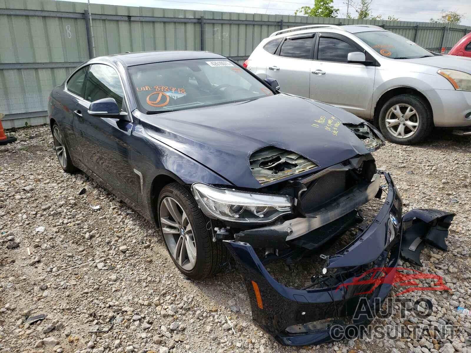 BMW 4 SERIES 2017 - WBA4R9C34HK878948