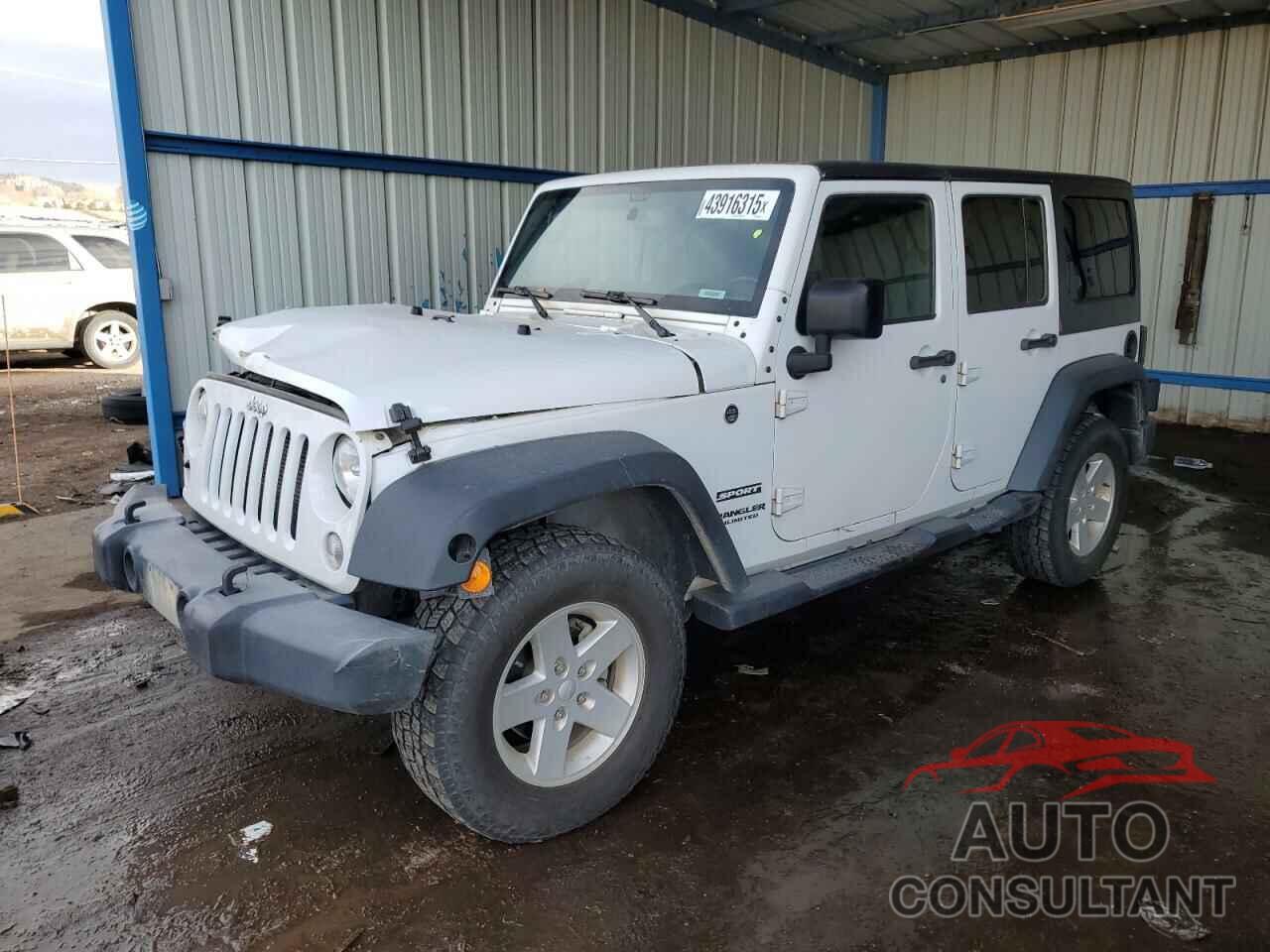 JEEP WRANGLER 2017 - 1C4HJWDG4HL595004