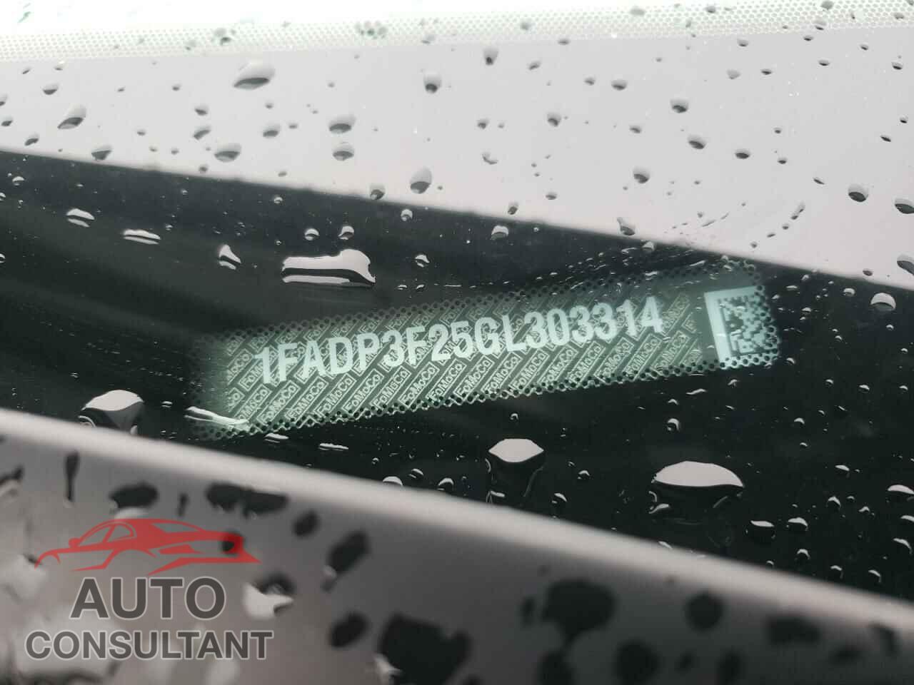 FORD FOCUS 2016 - 1FADP3F25GL303314