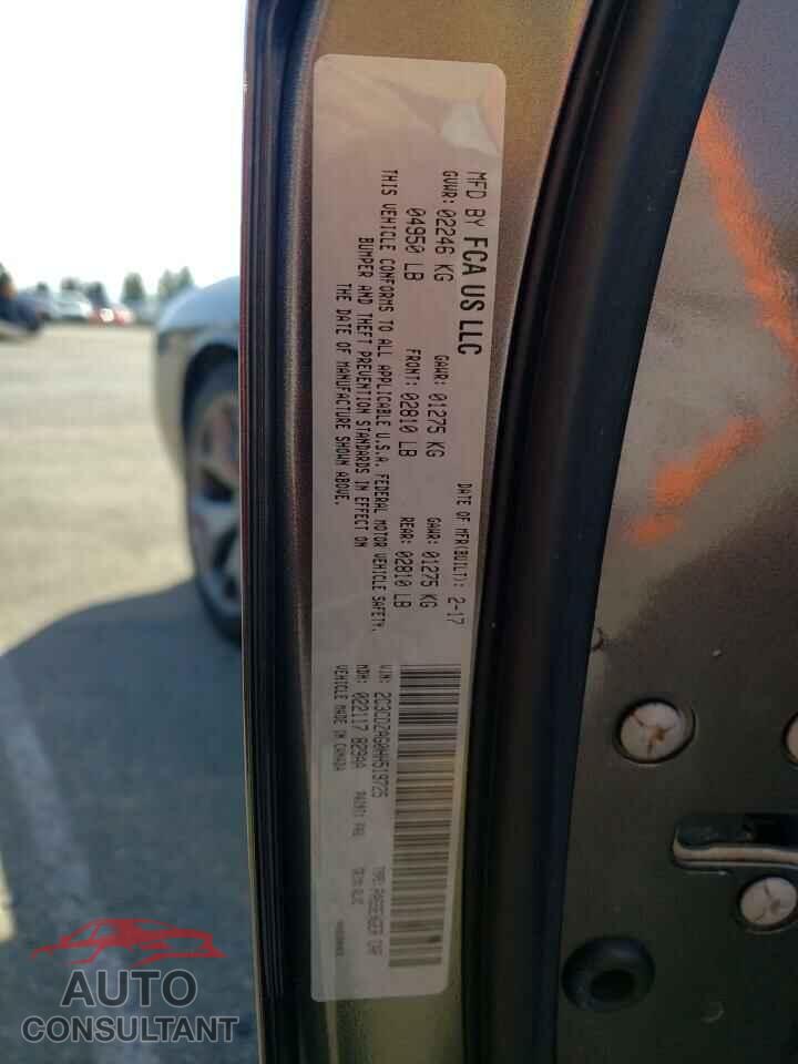 DODGE CHALLENGER 2017 - 2C3CDZAG0HH519725