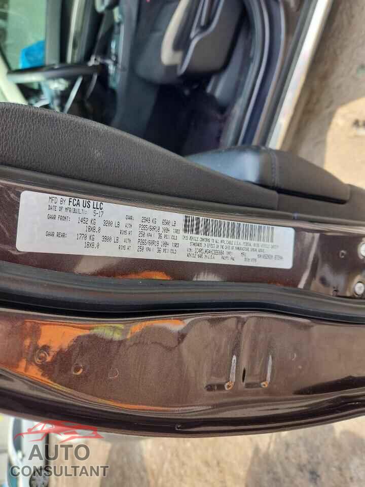 DODGE DURANGO 2017 - 1C4RDJAG4HC926084
