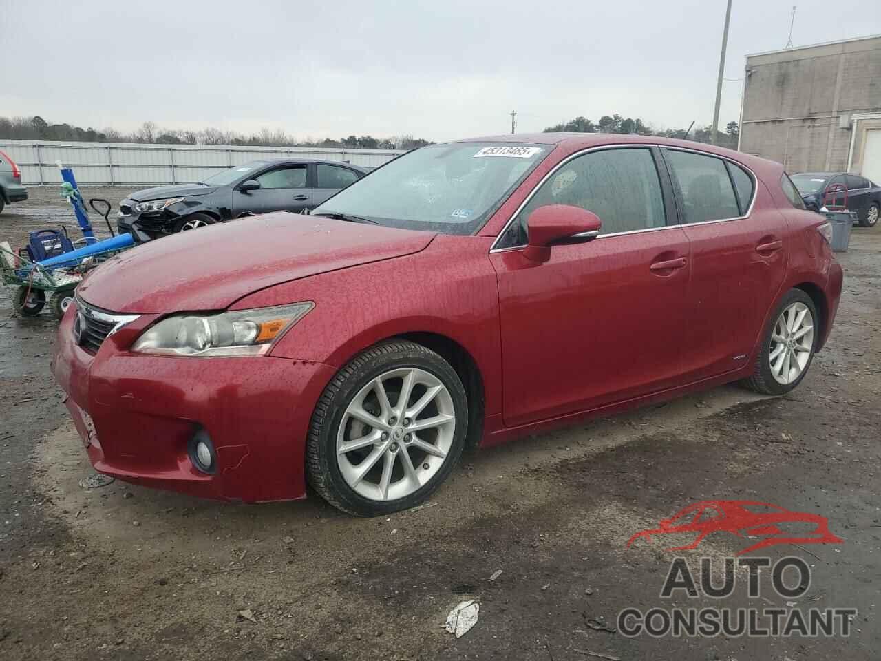 LEXUS CT 200 2012 - JTHKD5BH1C2101830