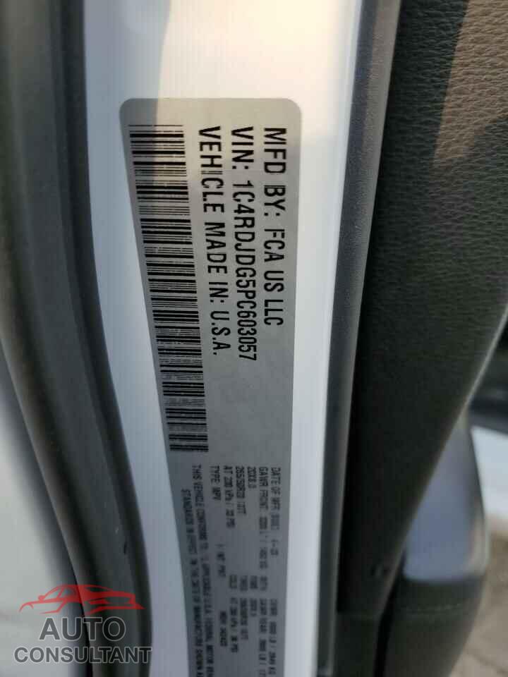 DODGE DURANGO 2023 - 1C4RDJDG5PC603057