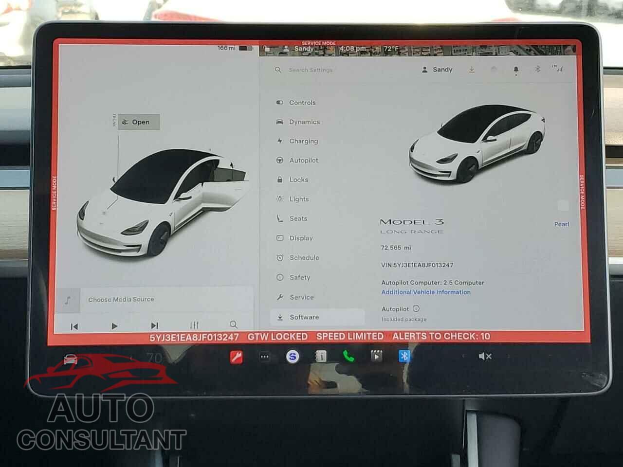 TESLA MODEL 3 2018 - 5YJ3E1EA8JF013247