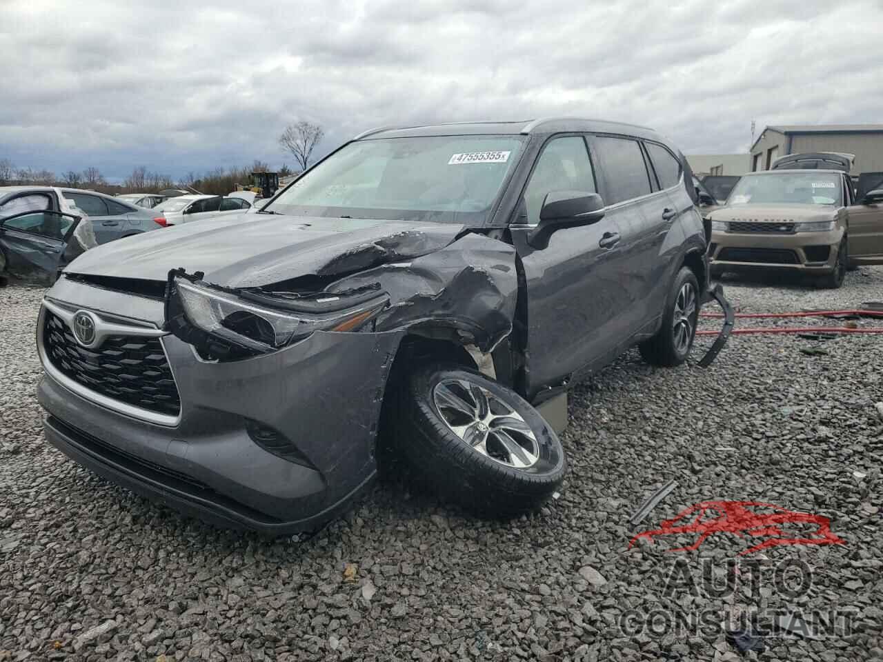 TOYOTA HIGHLANDER 2022 - 5TDGZRAH5NS114576