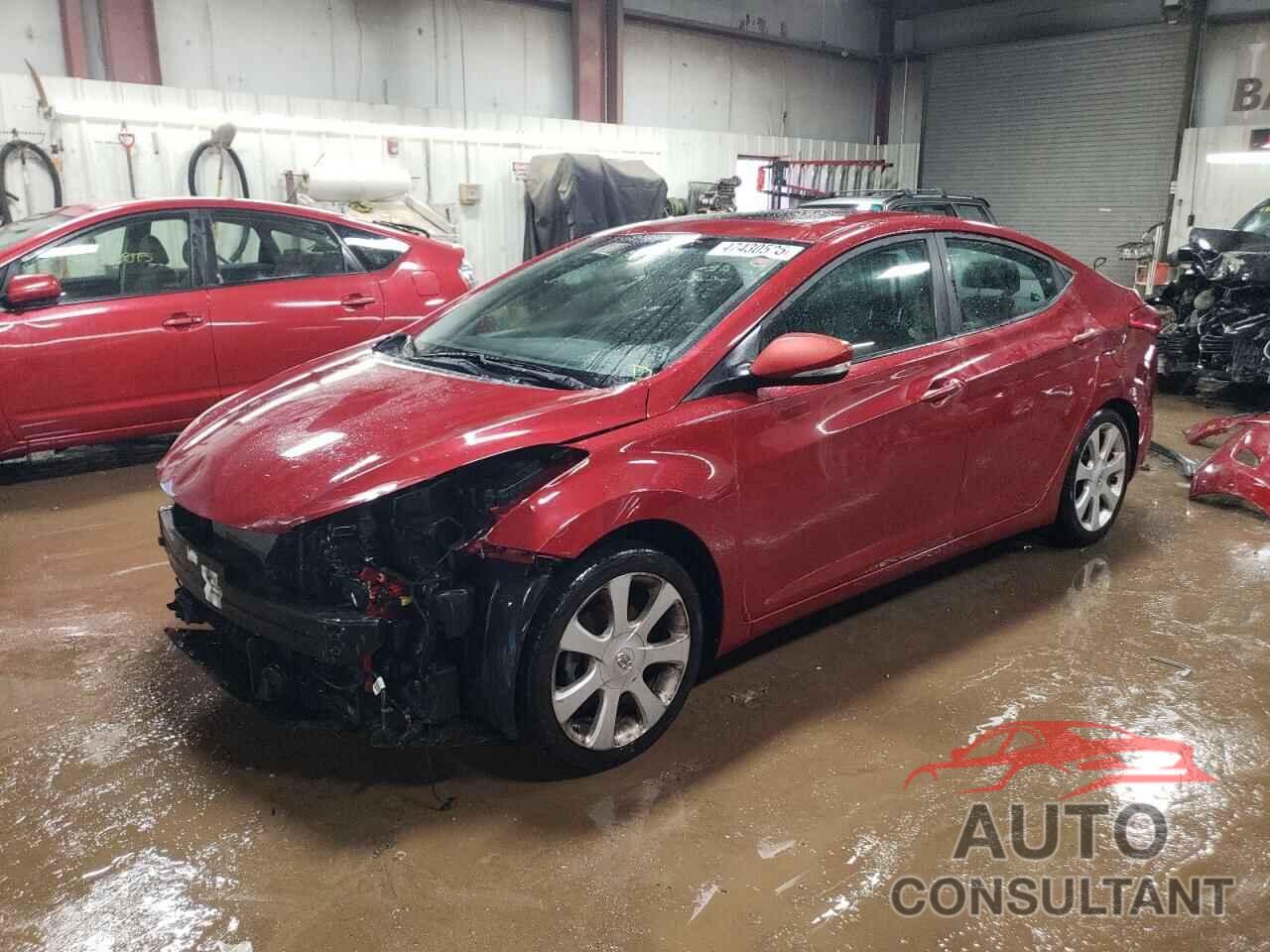 HYUNDAI ELANTRA 2013 - KMHDH4AE0DU857585