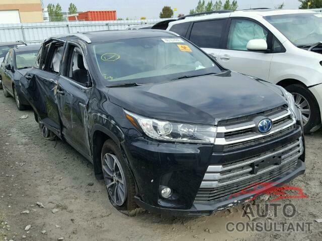 TOYOTA HIGHLANDER HYBRID 2018 - 5TDJGRFH3JS047460