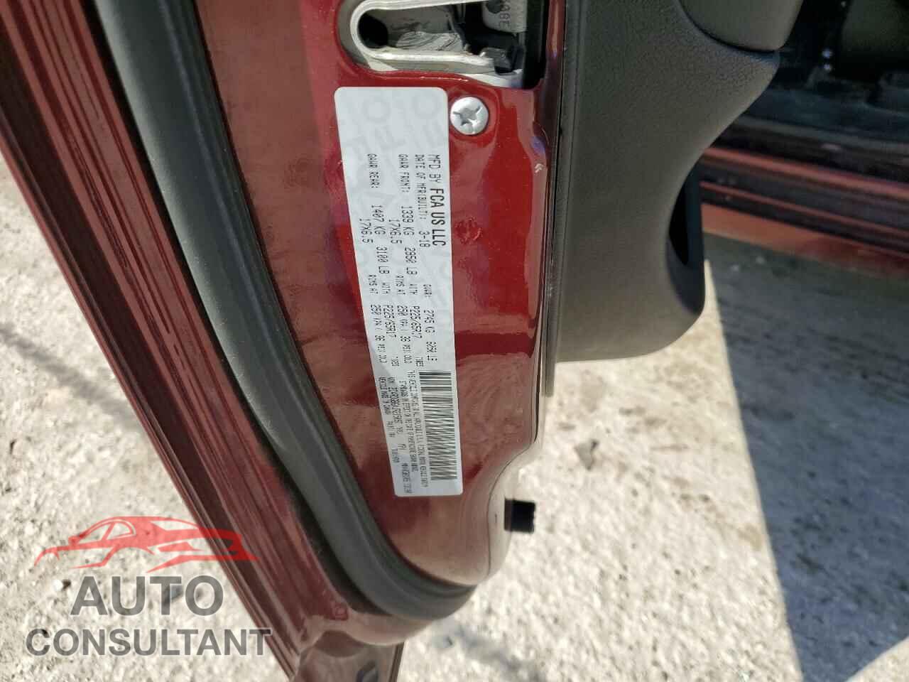 DODGE CARAVAN 2018 - 2C4RDGBGXJR215097