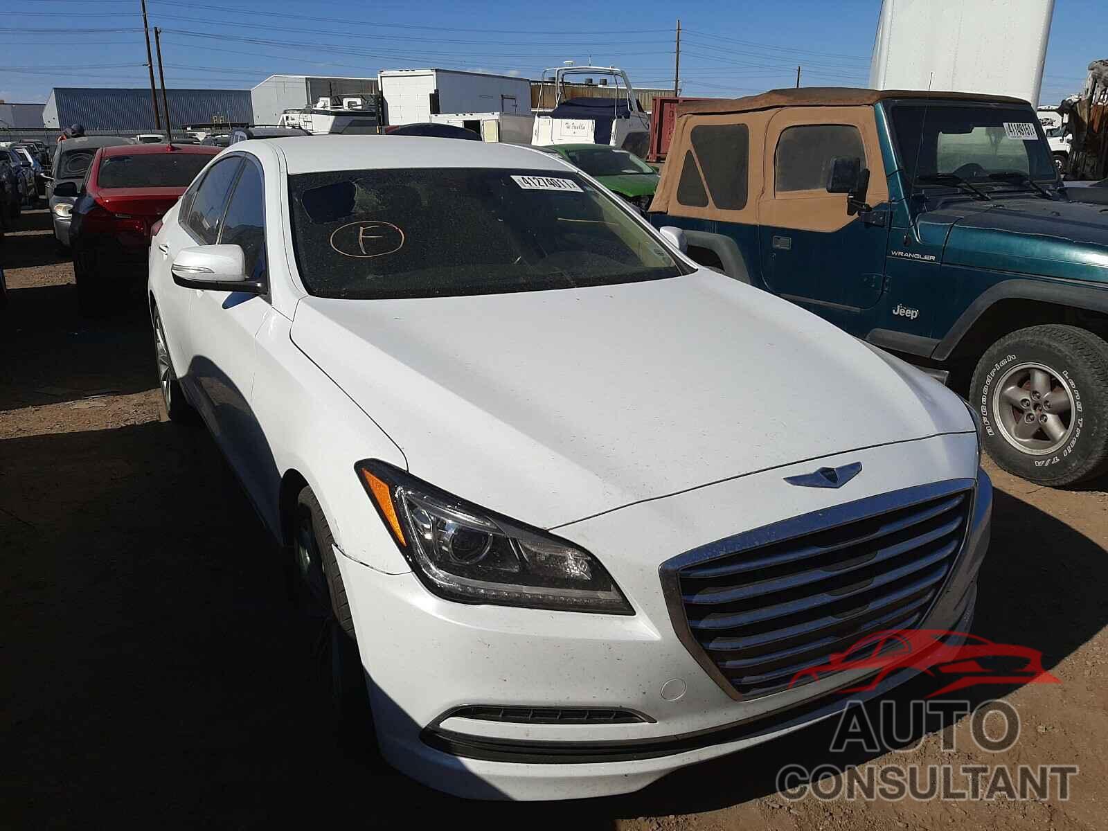 HYUNDAI GENESIS 2016 - KMHGN4JE0GU124785