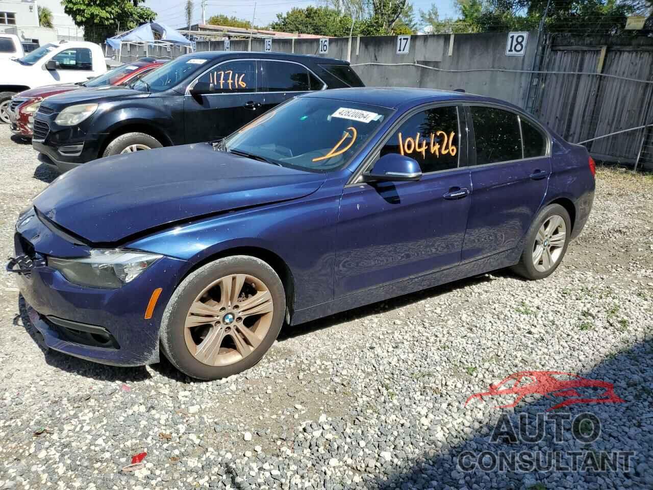 BMW 3 SERIES 2016 - WBA8E9G53GNT83212