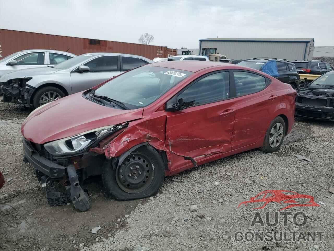 HYUNDAI ELANTRA 2016 - KMHDH4AE9GU546192