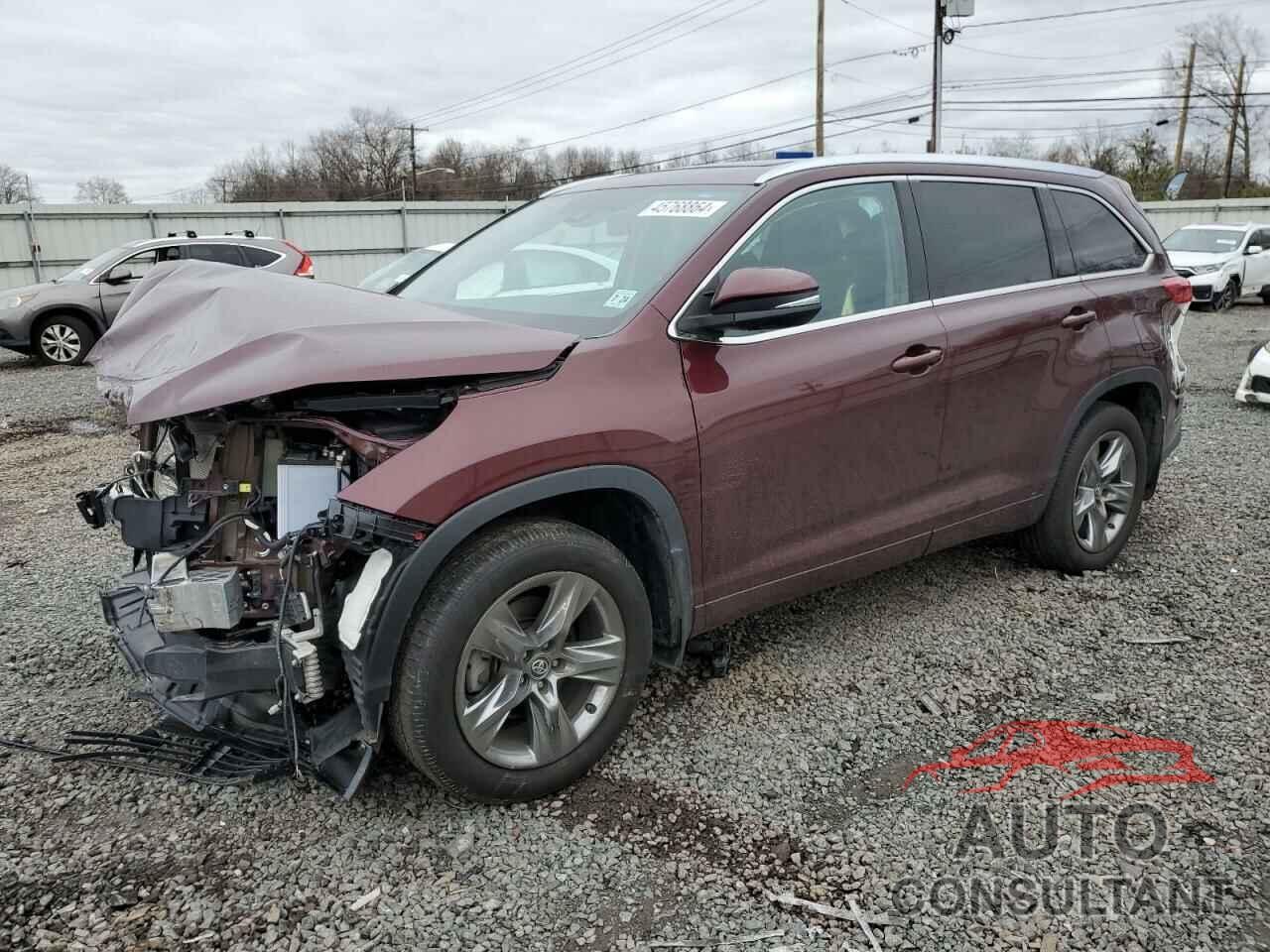 TOYOTA HIGHLANDER 2019 - 5TDDZRFH1KS988723