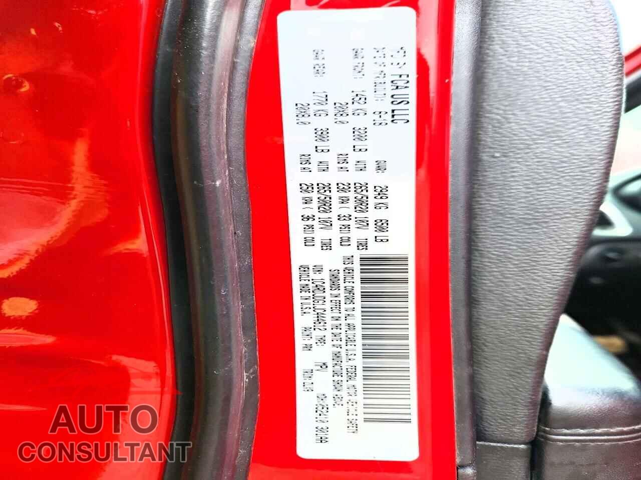 DODGE DURANGO 2018 - 1C4RDJDG1JC444612