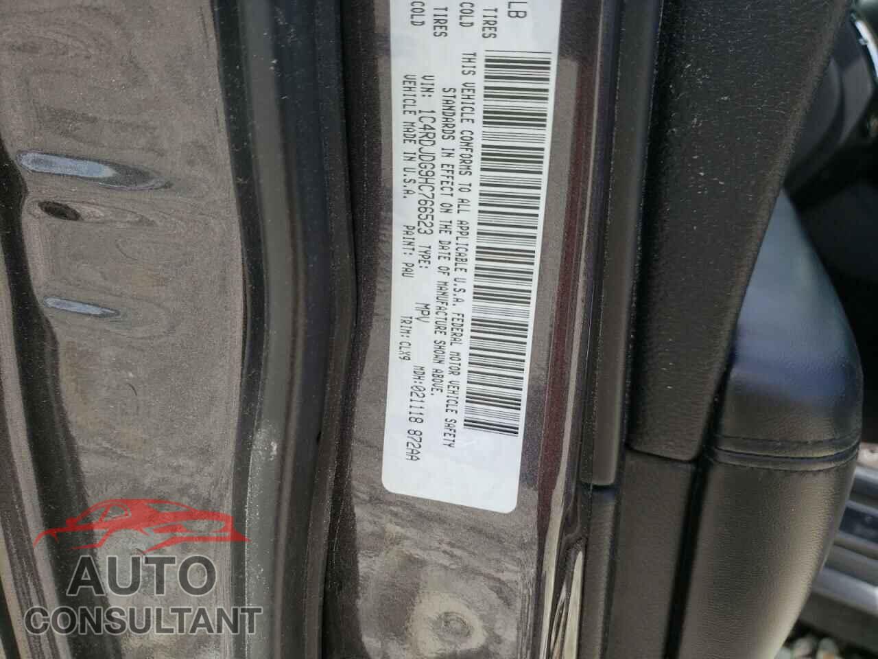 DODGE DURANGO 2017 - 1C4RDJDG9HC766523