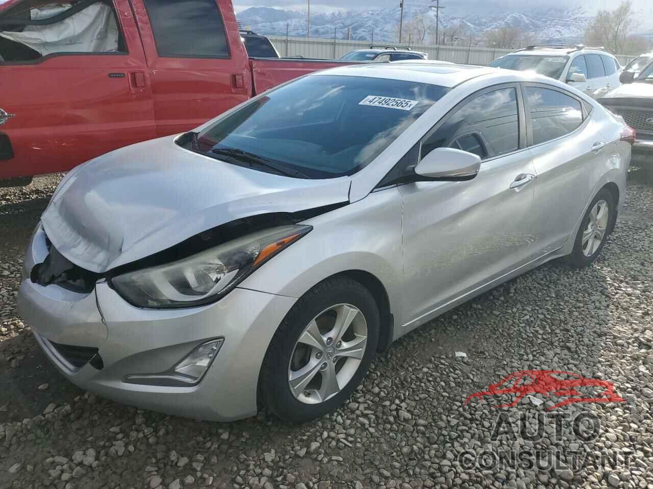 HYUNDAI ELANTRA 2016 - KMHDH4AE7GU485019