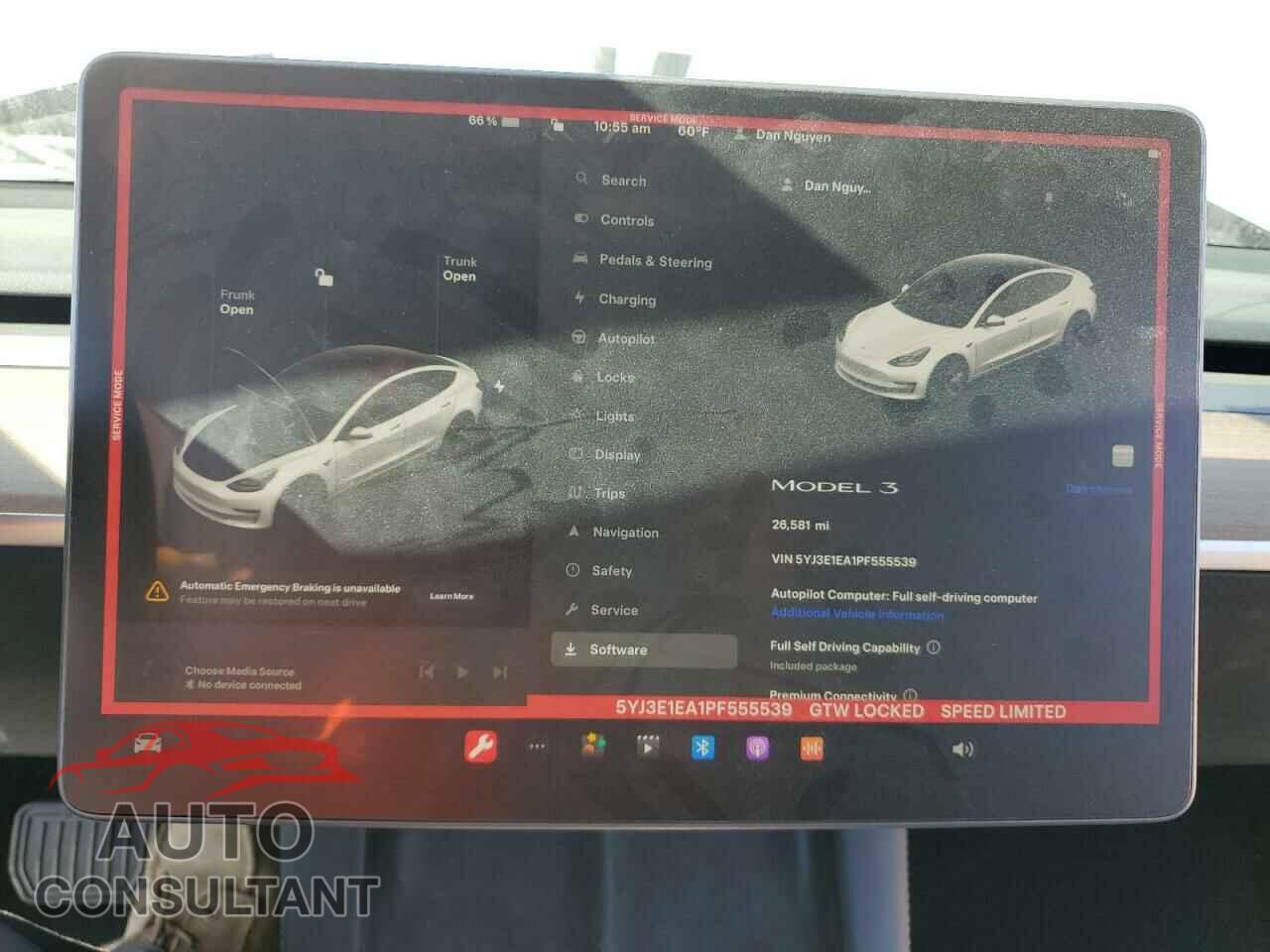 TESLA MODEL 3 2023 - 5YJ3E1EA1PF555539