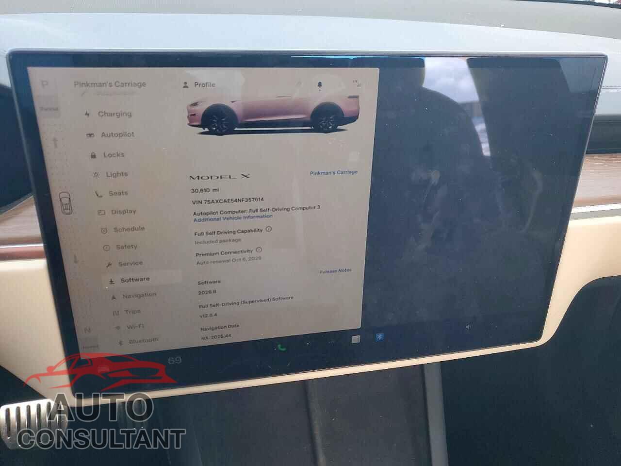 TESLA MODEL X 2022 - 7SAXCAE54NF357614
