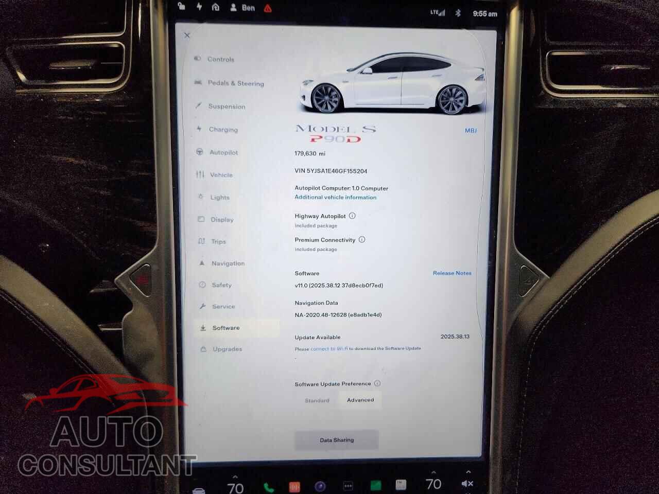 TESLA MODEL S 2016 - 5YJSA1E46GF155204