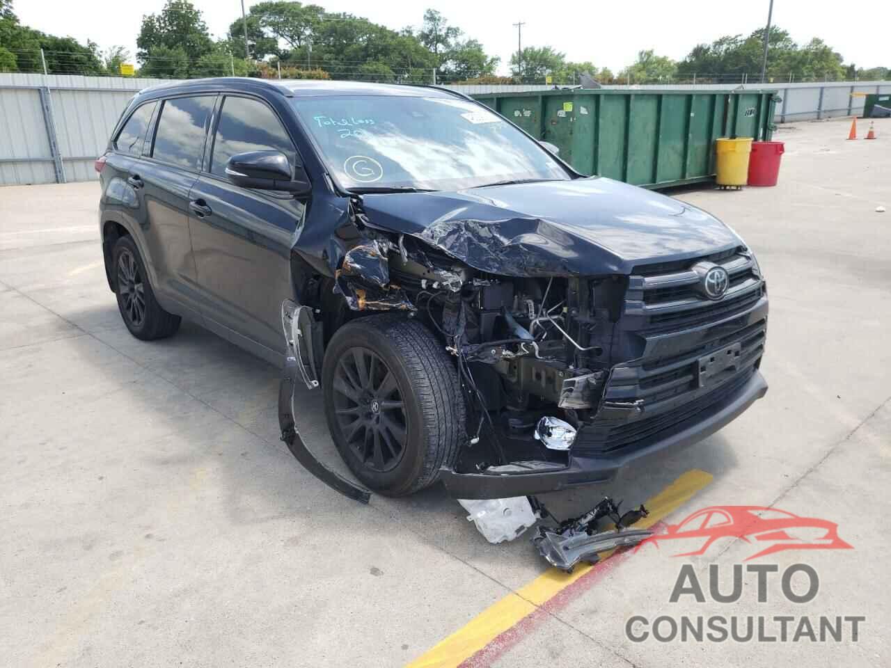 TOYOTA HIGHLANDER 2019 - 5TDKZRFH5KS323167
