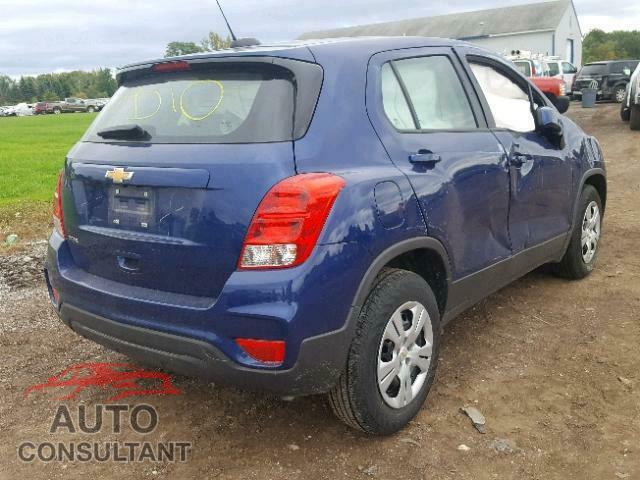 CHEVROLET TRAX LS 2017 - 3GNCJK2B5HL206599
